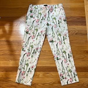 Floral trousers
